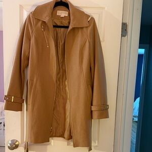 MICHAEL Michael Kors Tan Trench Coat